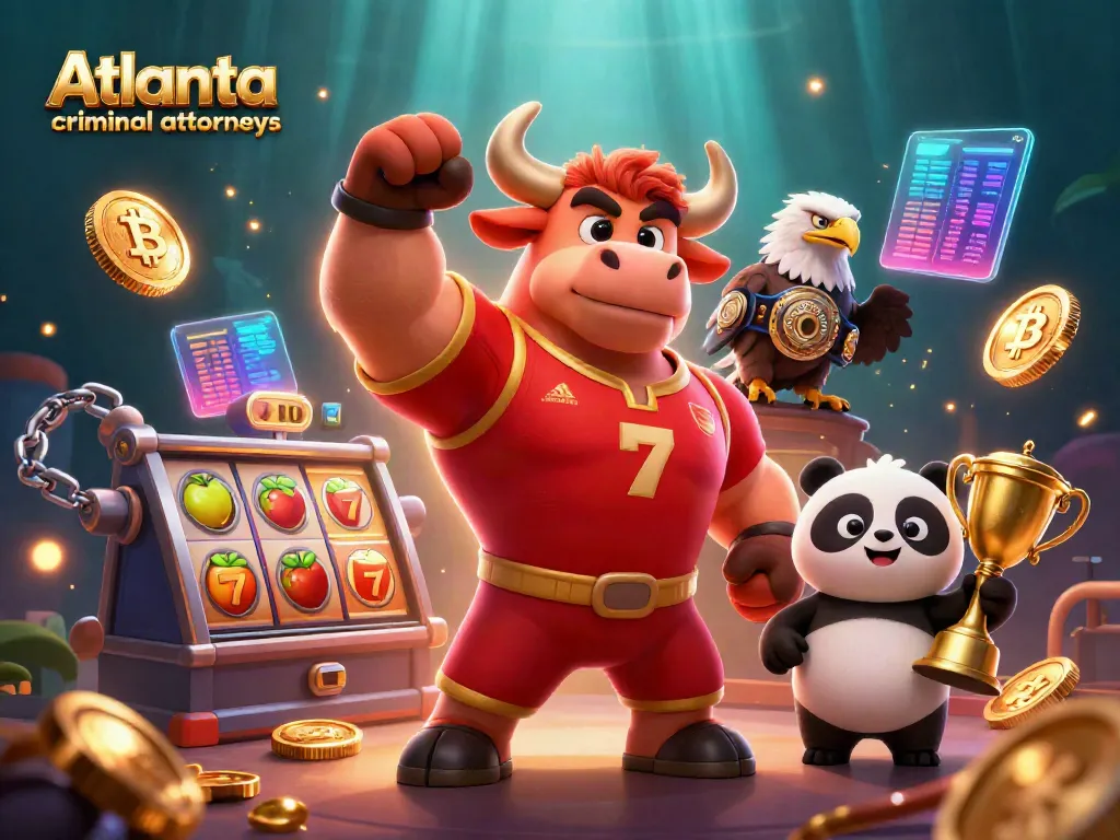 Engage with Atlanta criminal attorneys in an animated casino scene celebrating a big win.